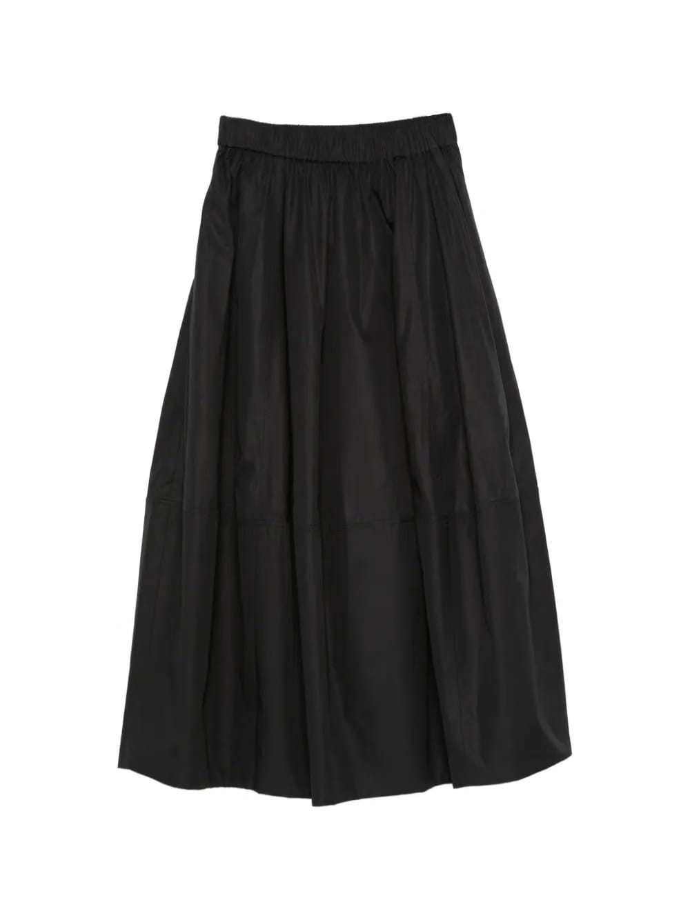 Bubble A-line midi skirt