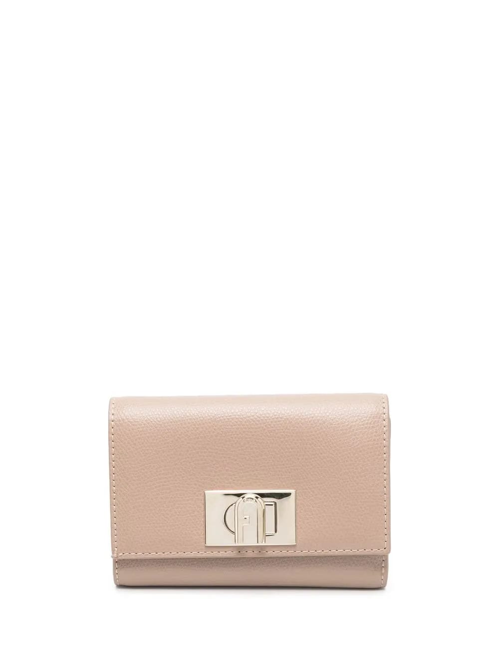 twist-lock logo-plaque wallet