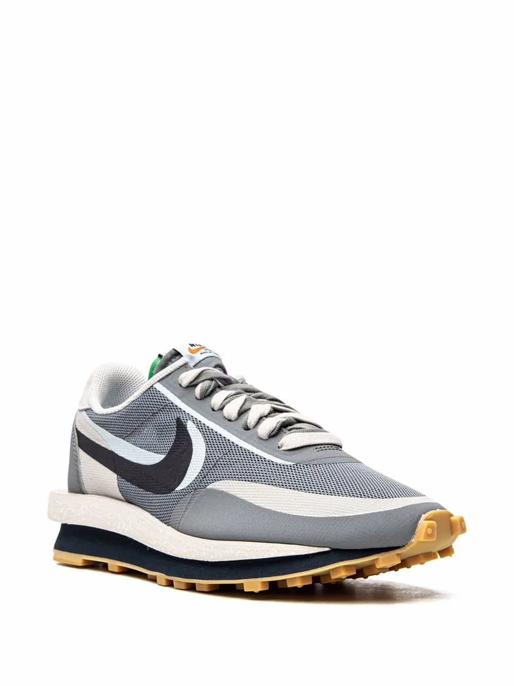 x CLOT x sacai LDWaffle "Cool Grey" sneakers