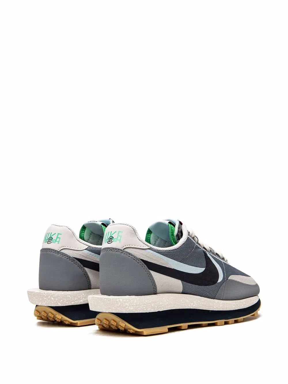 x CLOT x sacai LDWaffle "Cool Grey" sneakers