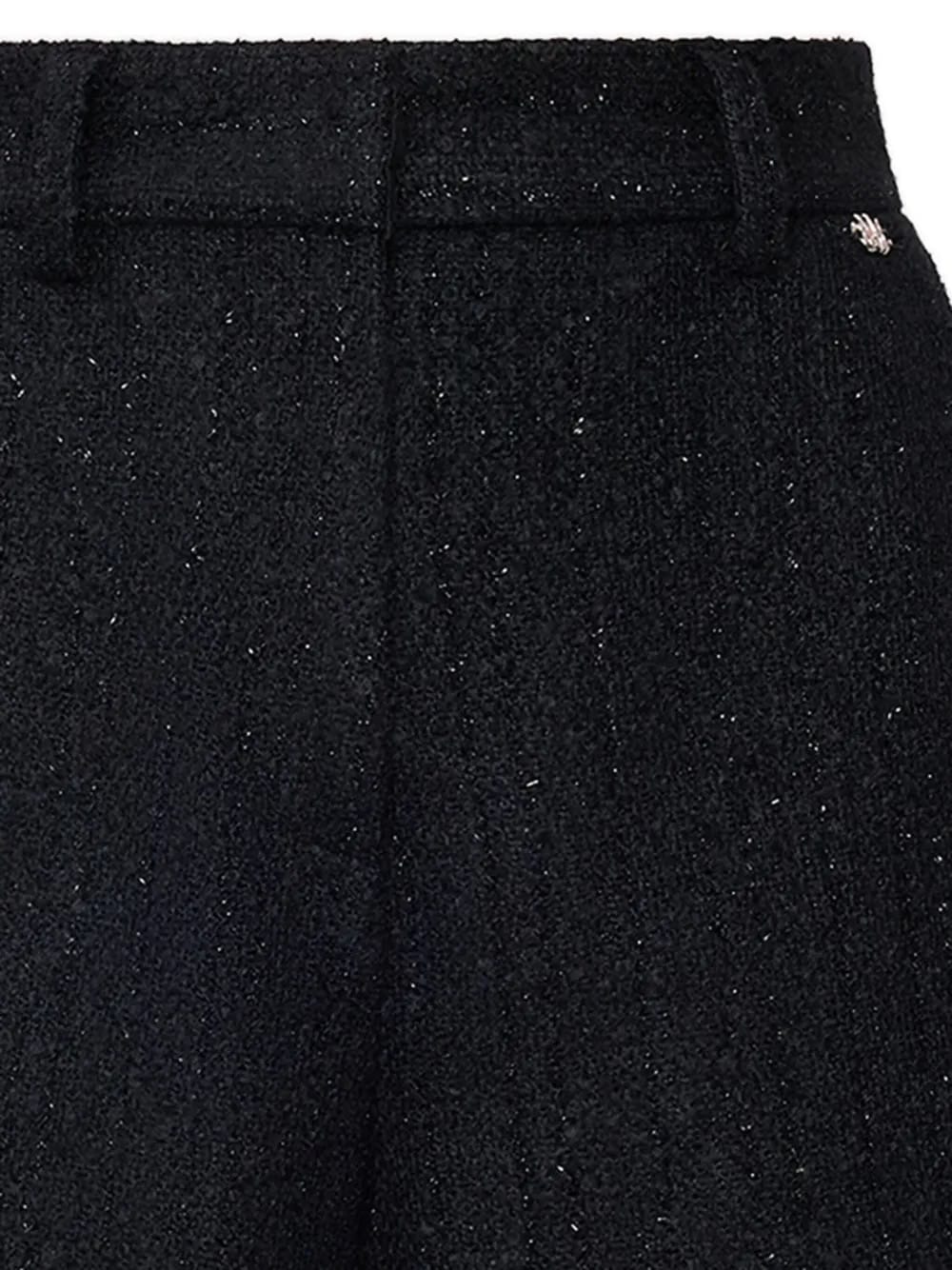 glitter-detail shorts