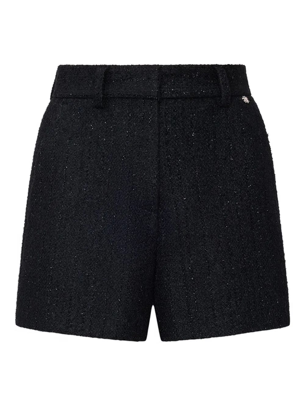 glitter-detail shorts