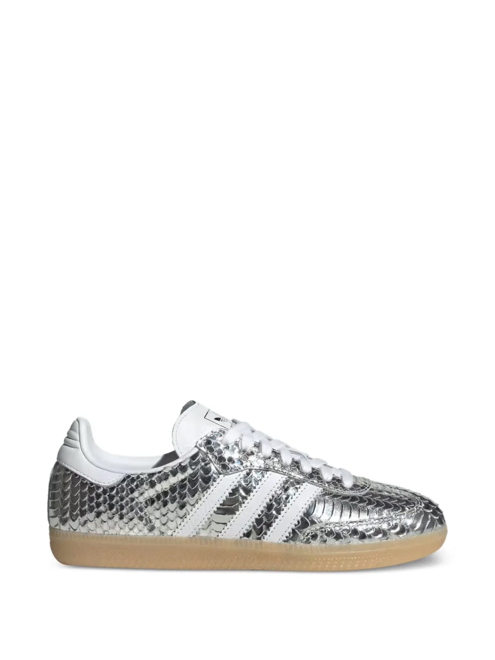 Samba snakeskin-effect striped sneakers