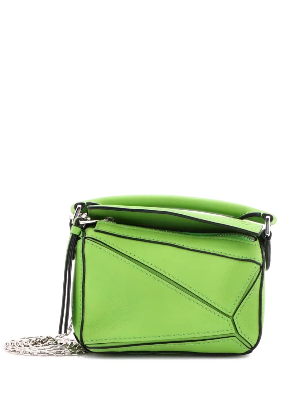 Puzzle Bag Leather Nano crossbody bag