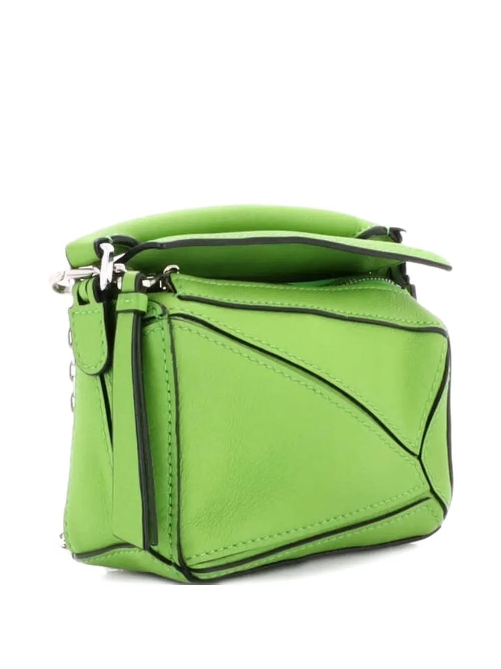 Puzzle Bag Leather Nano crossbody bag