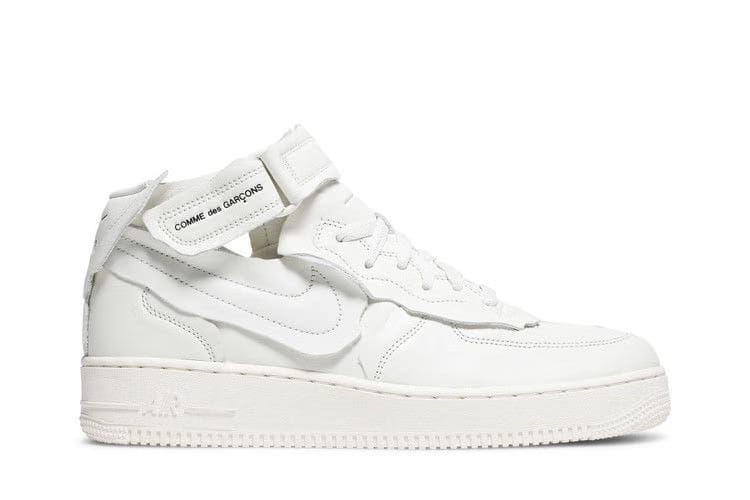 Comme des Garçons x Air Force 1 Mid Triple White