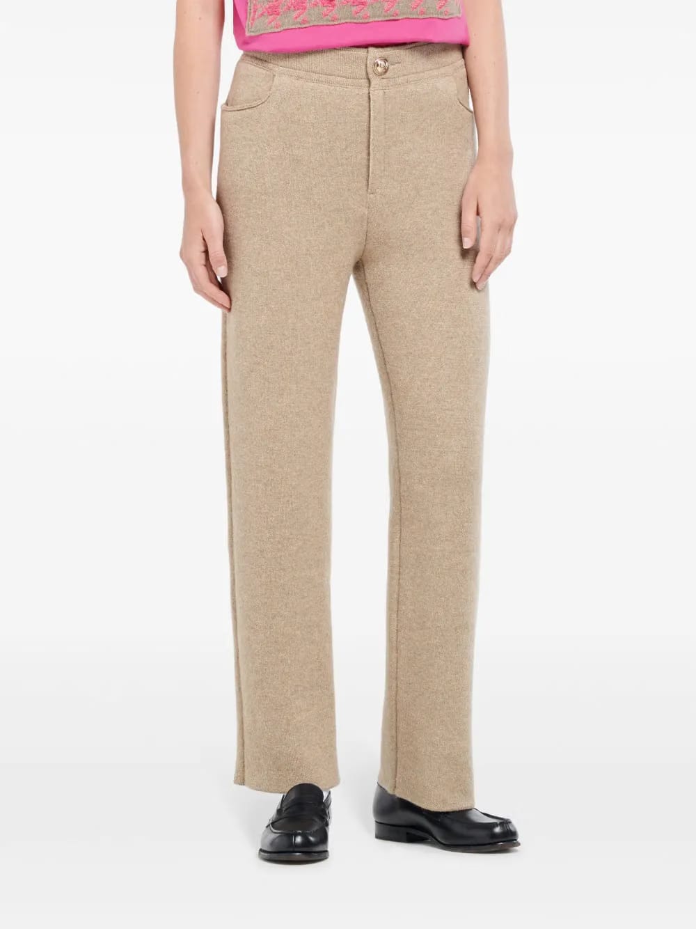 cashmere-blend trousers