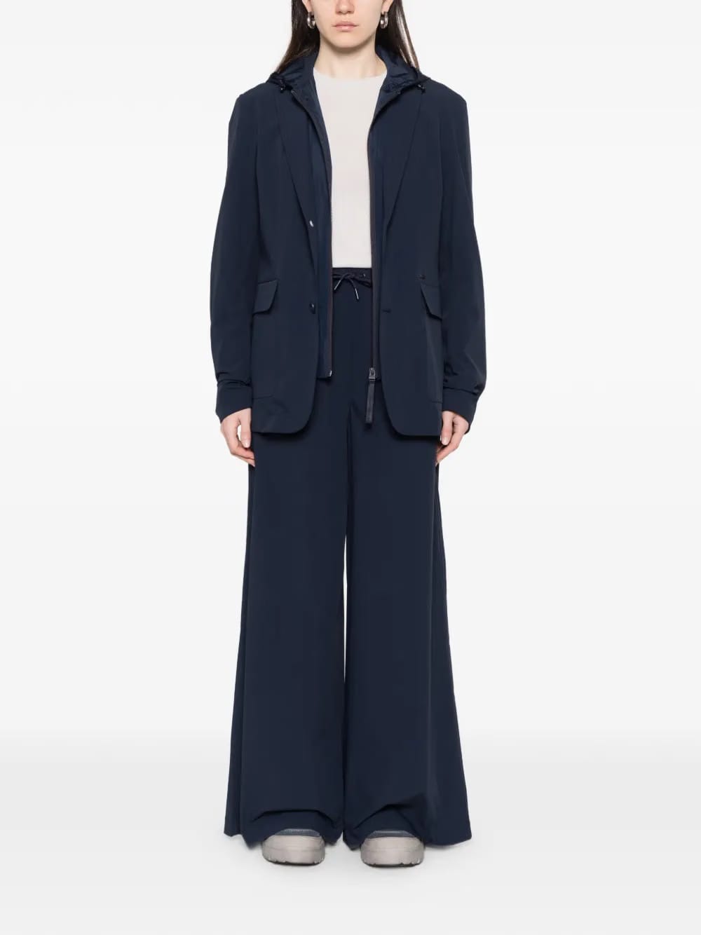 drawstring-waistband palazzo pants
