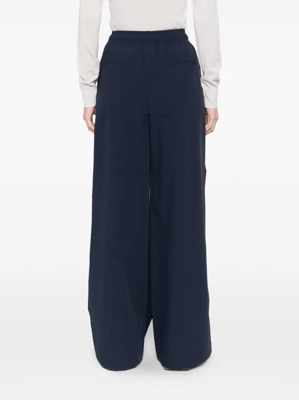 drawstring-waistband palazzo pants