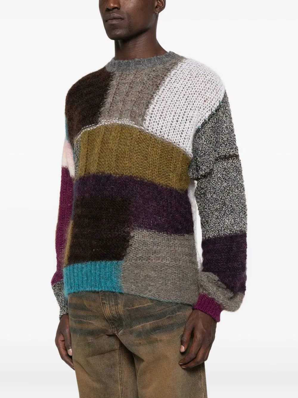 patchwork sweater