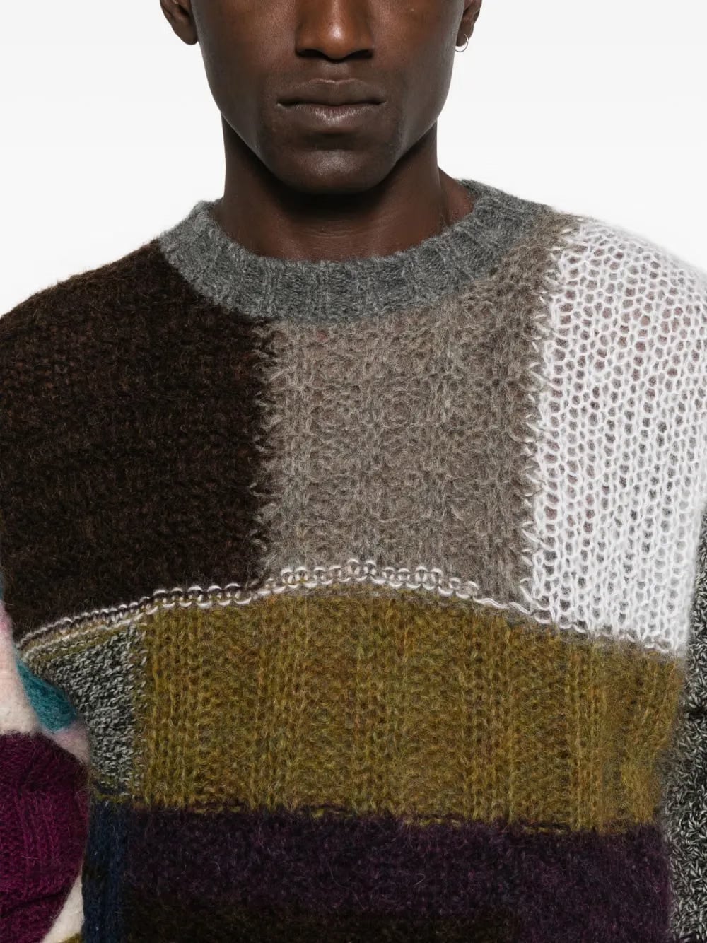 patchwork sweater