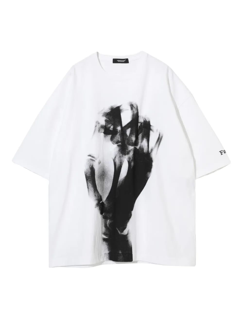 hand-print graphic cotton T-Shirt