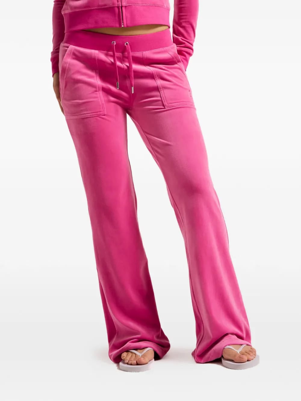 flap-pocket drawstring trousers