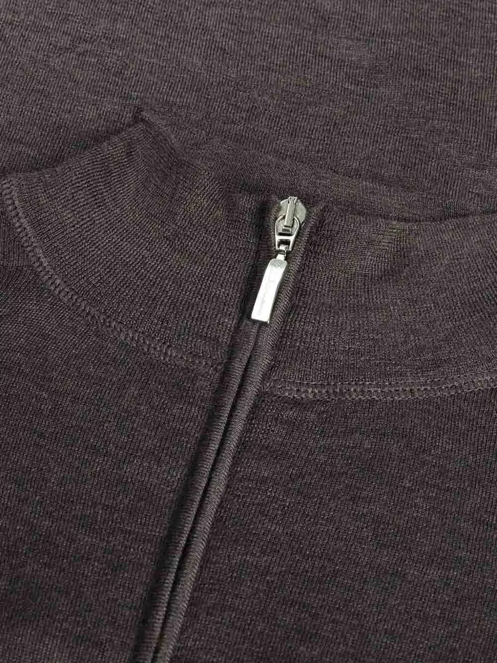 zipped sweater