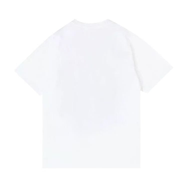 Bape Mens Overprinted Ape Head T-Shirt