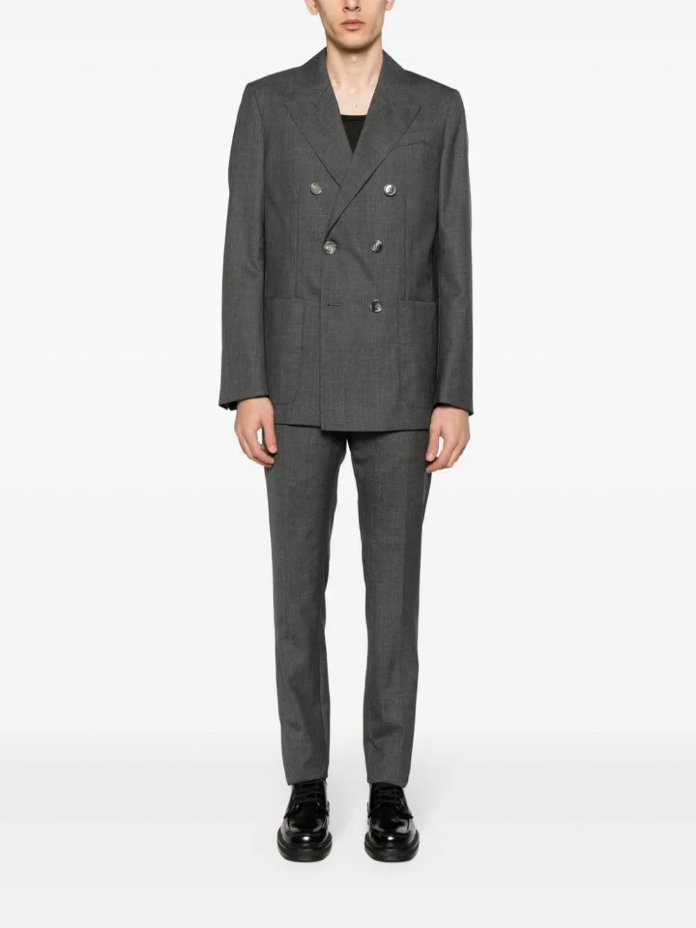 tailored virgin wool trousers