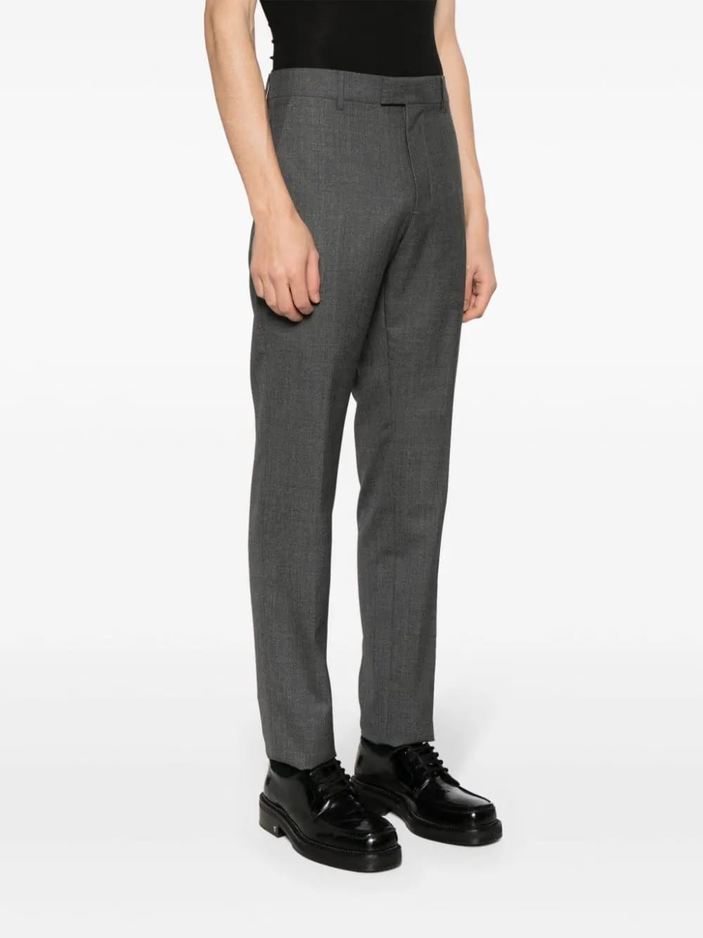 tailored virgin wool trousers