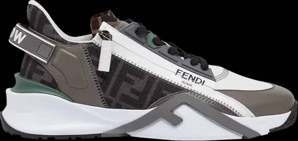 Fendi Flow Slip-On Grey Green