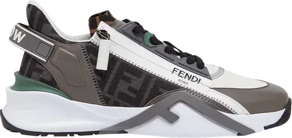 Fendi Flow Slip-On Grey Green