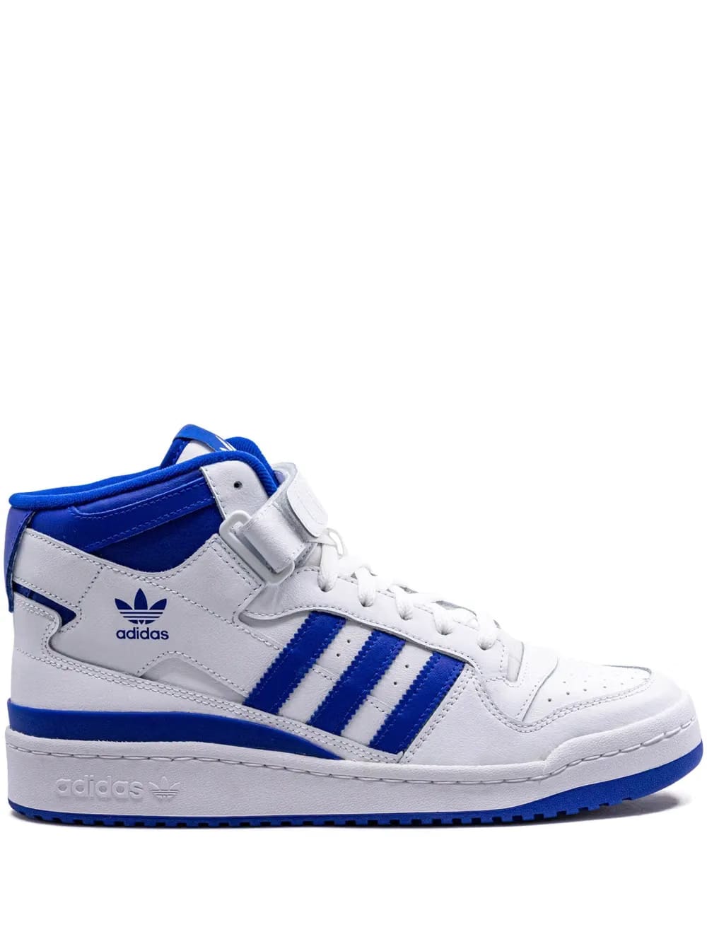 Forum Mid "White/Royal" sneakers