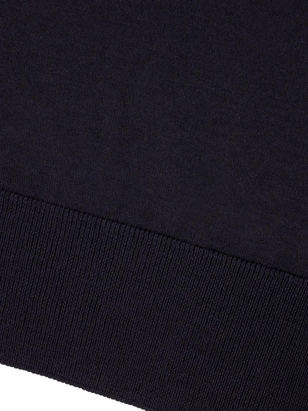 cashmere-silk crew-neck sweater