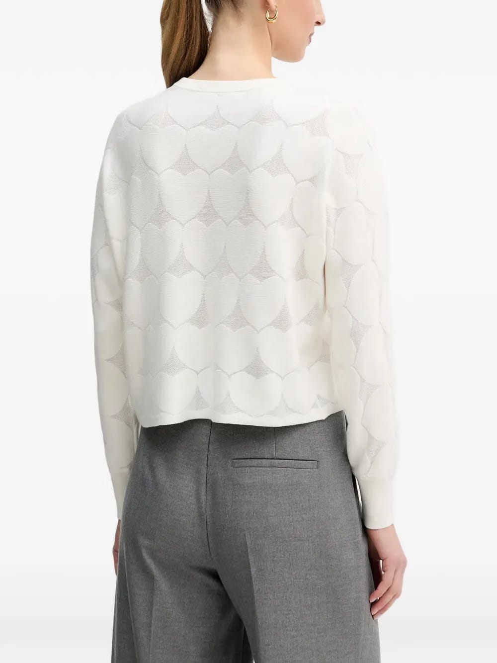 heart-pattern sweater