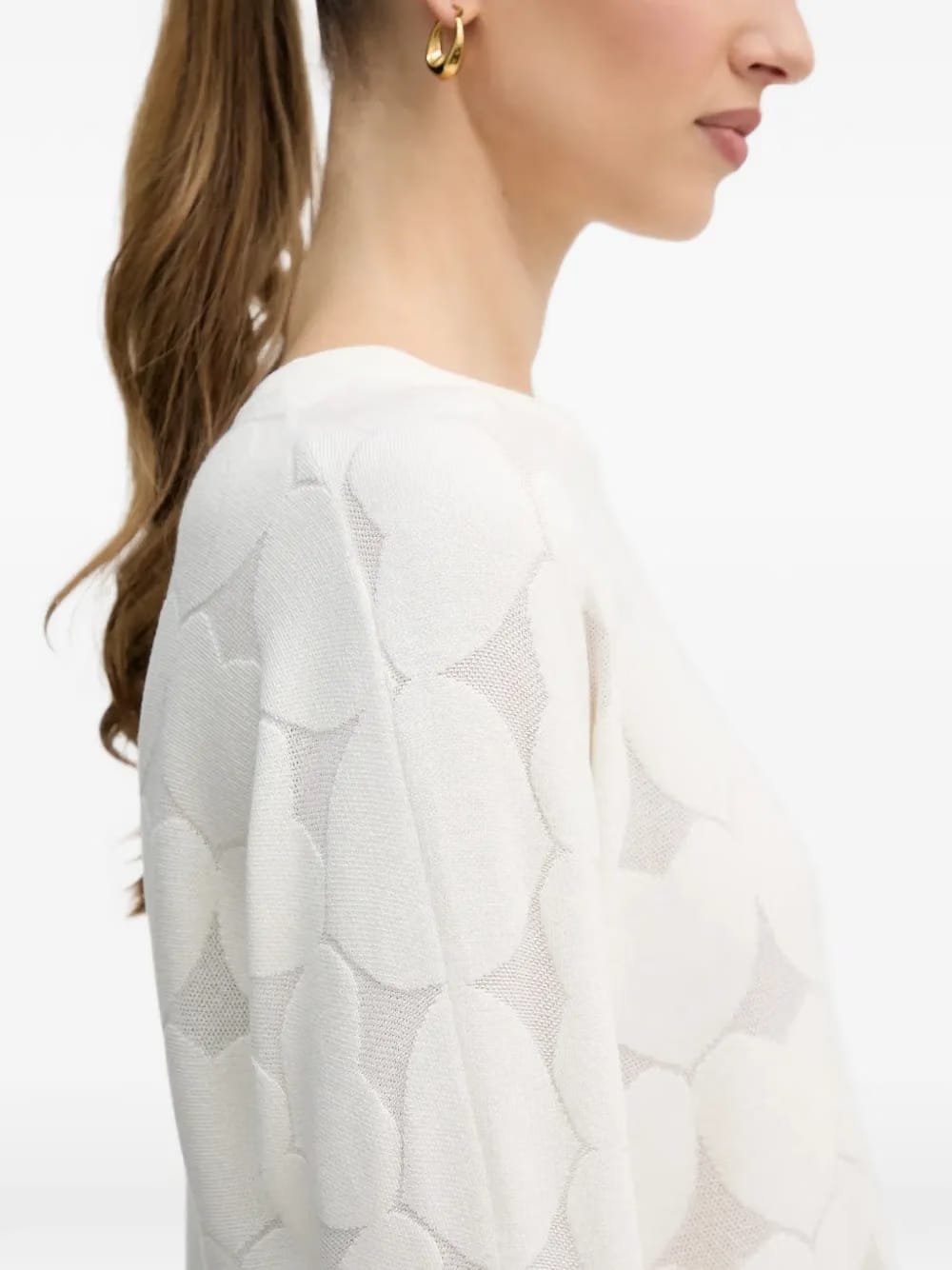 heart-pattern sweater