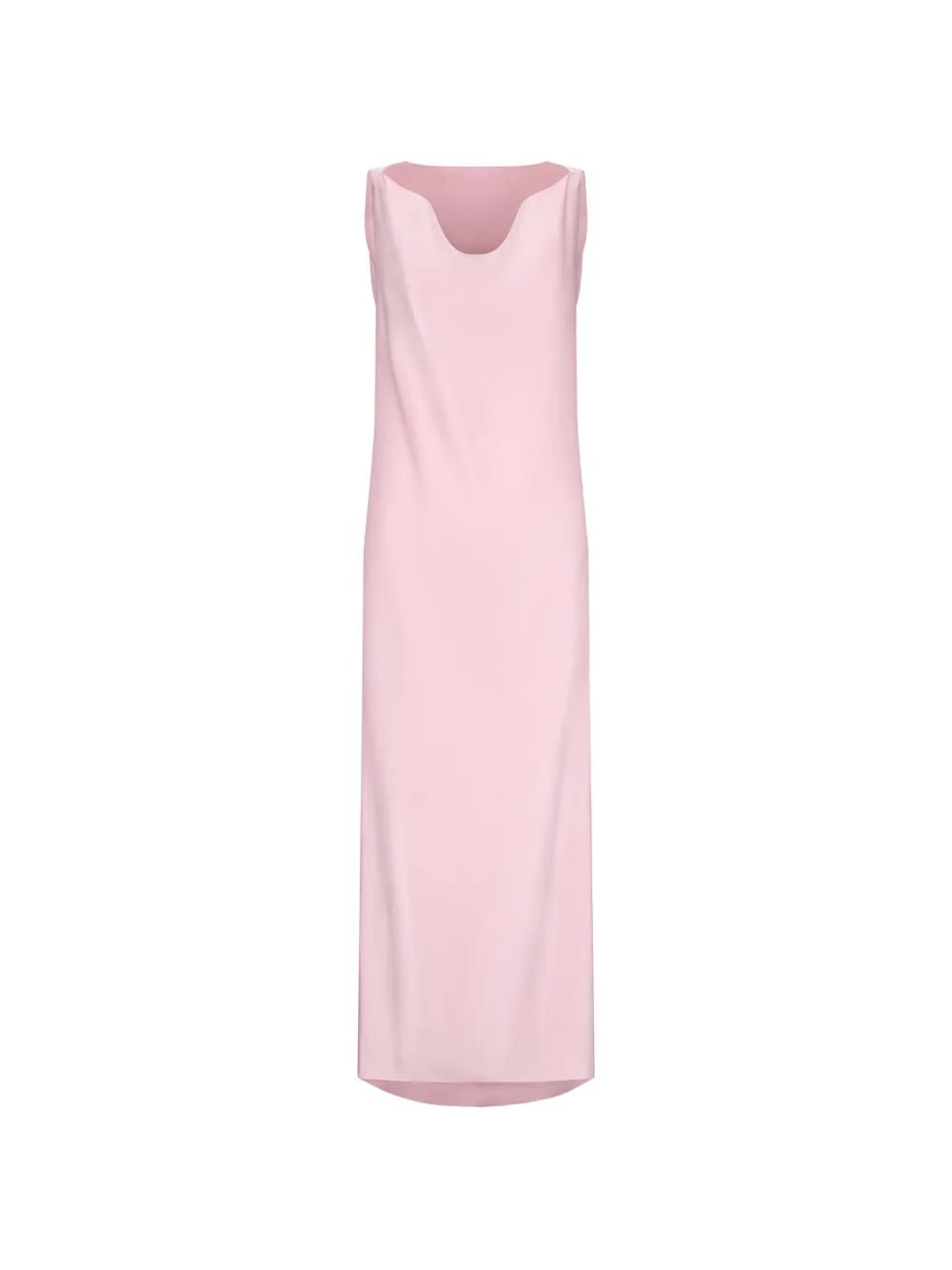 knot-detail midi dress