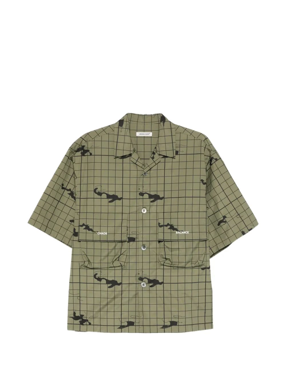 checked-pattern shirt