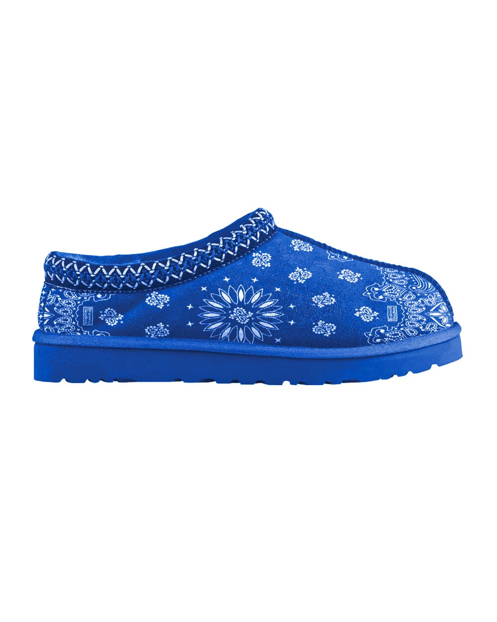 Blue Paisley Slippers (blue paisley)