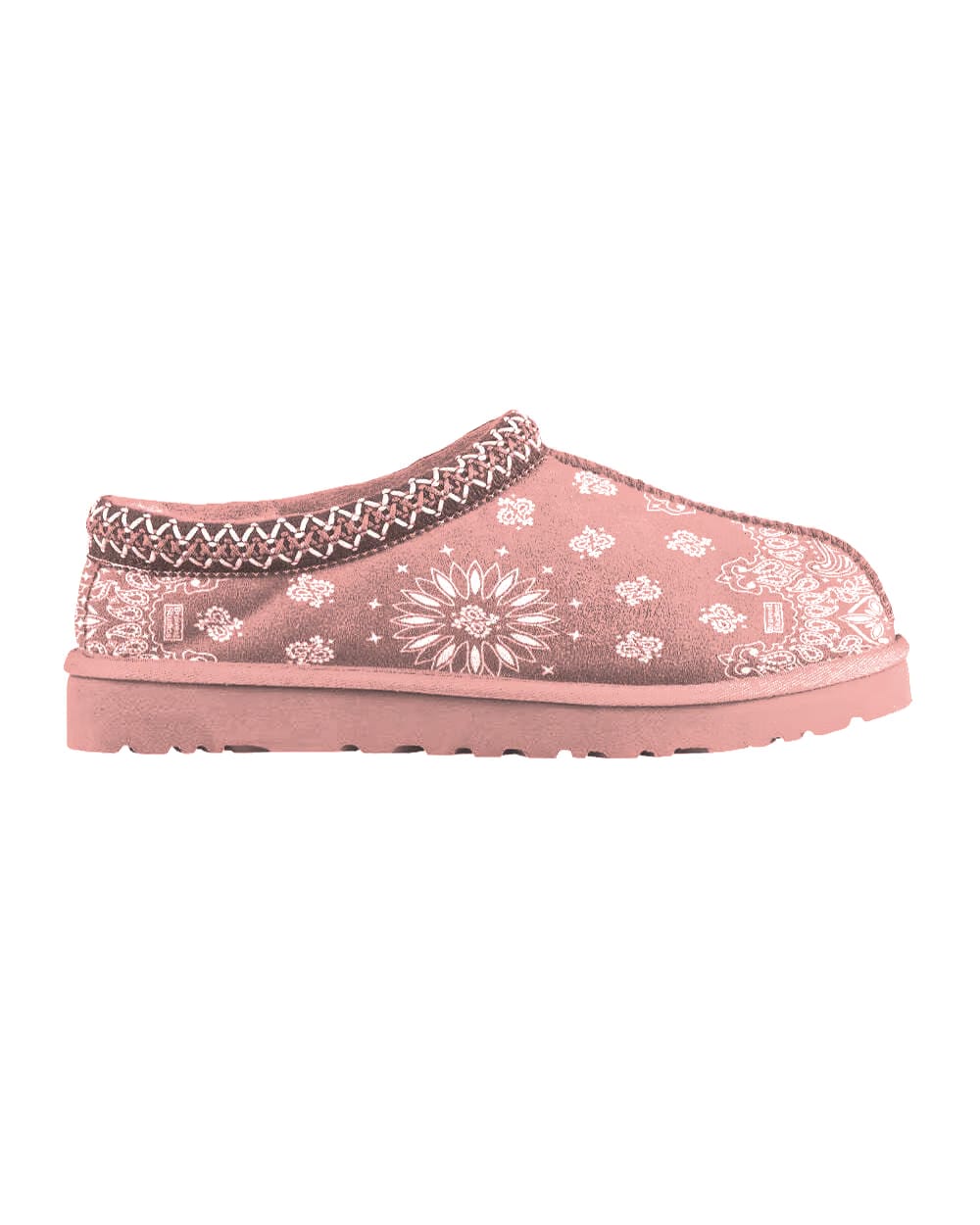 Pink Paisley Slippers (pink paisley)