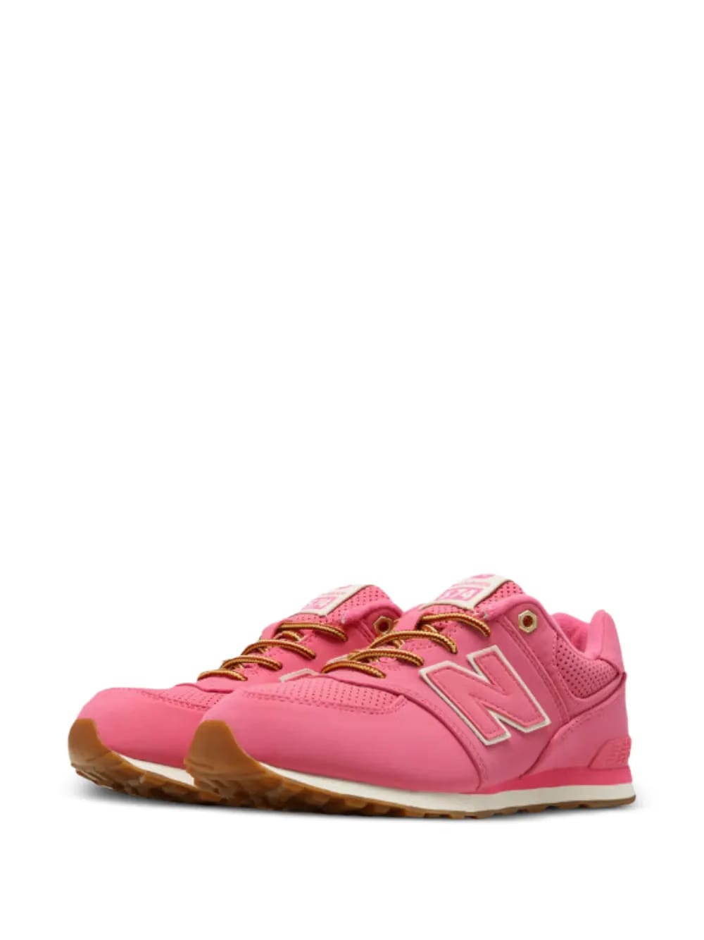 574 logo-patch sneakers