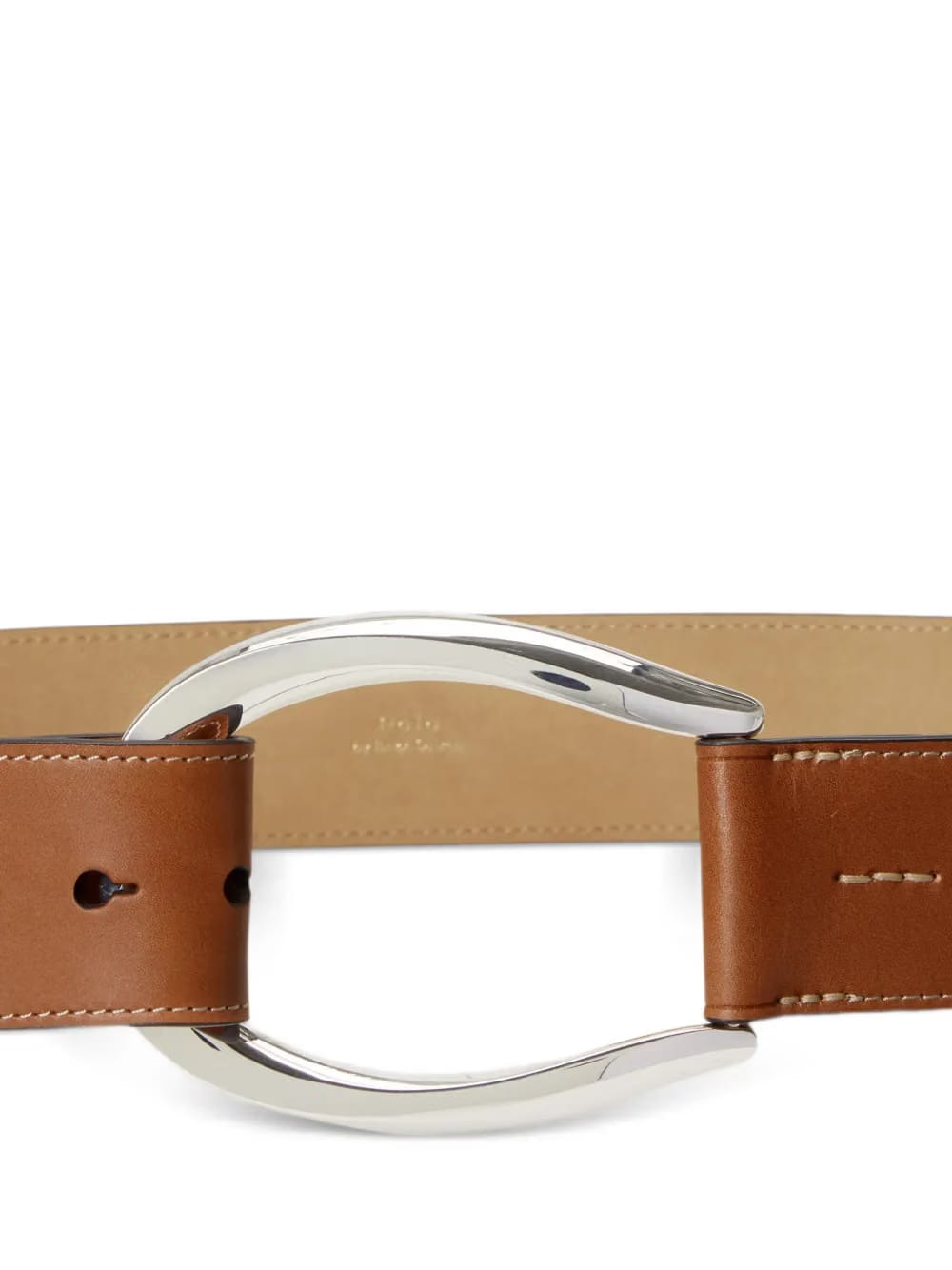 stirrup buckle leather belt