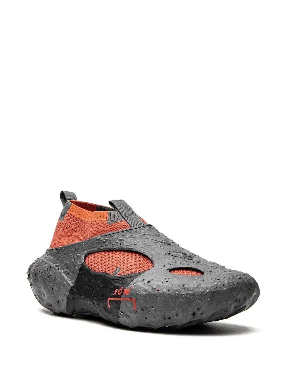 x A-Cold-Wall Sponge Crater "Dark Grey Tangerine Tango" sneakers