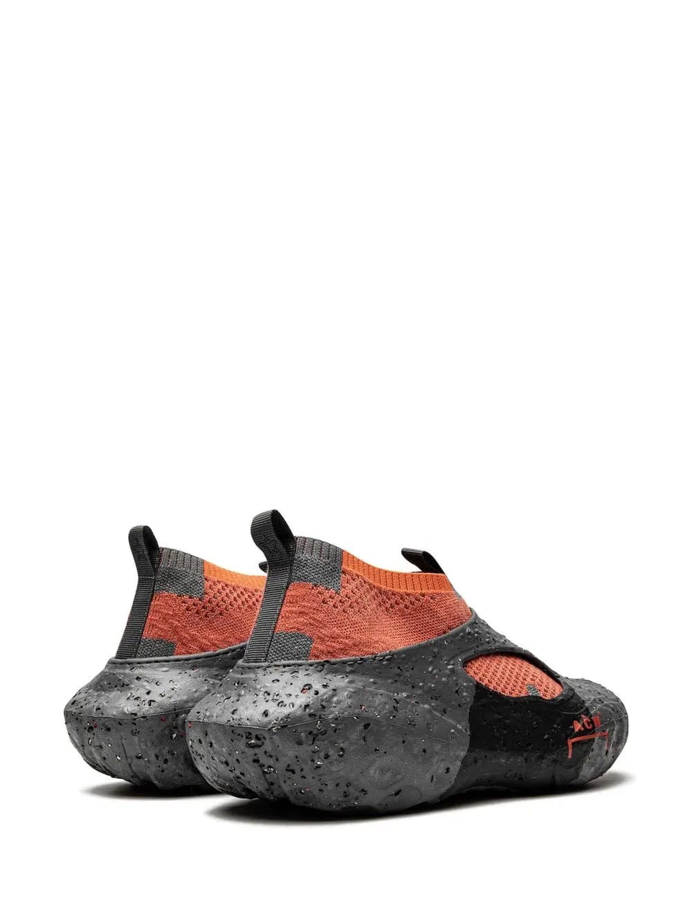 x A-Cold-Wall Sponge Crater "Dark Grey Tangerine Tango" sneakers