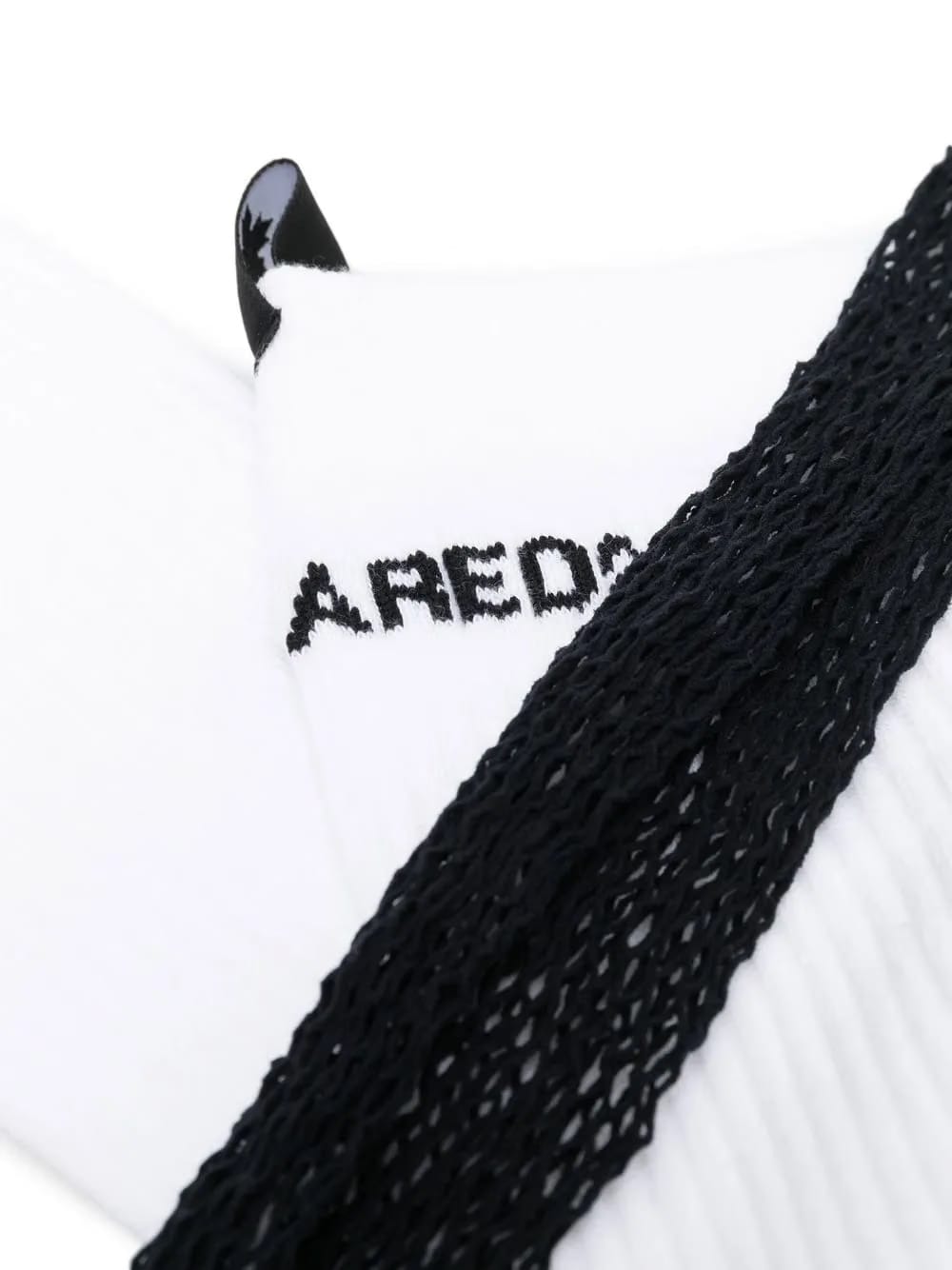 logo-print ribbed socks