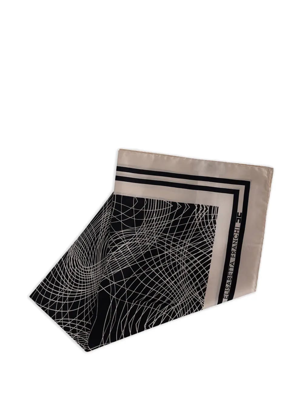 abstract-print scarf