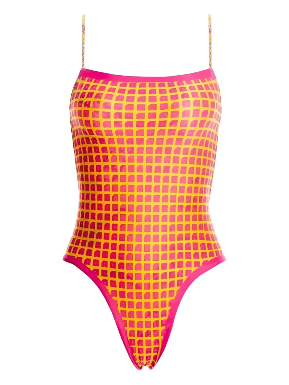 reversible floral swimsuit