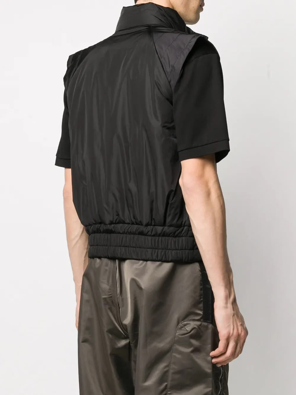 padded sleeveless jacket