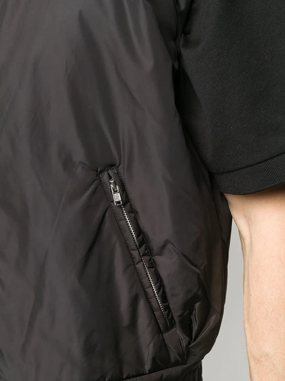 padded sleeveless jacket