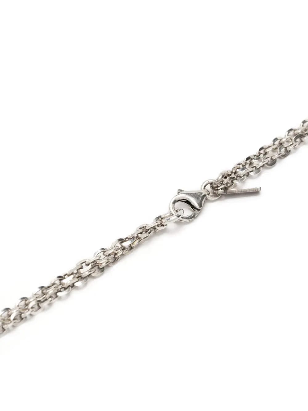 Crosses double chain necklace