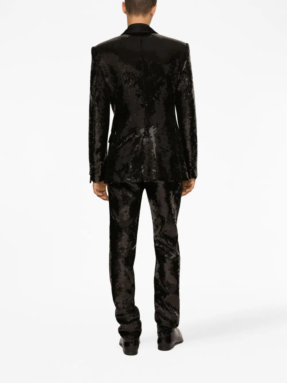 sequin-embellished suit
