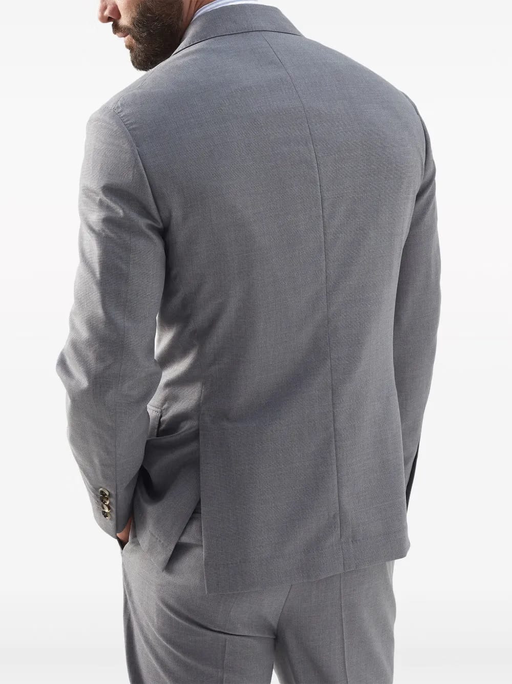 single-breasted suit blazer