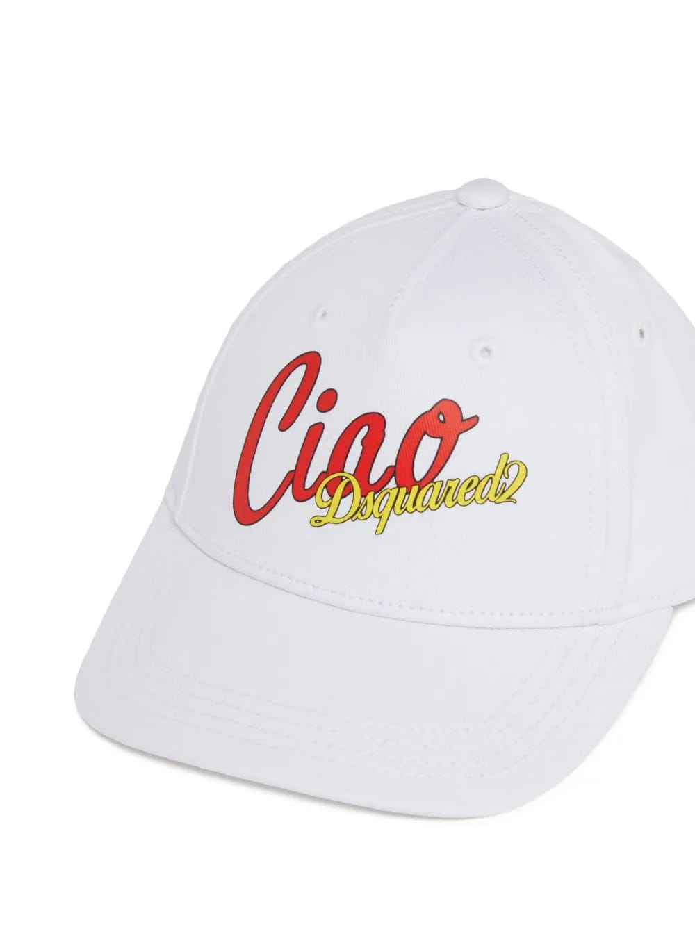 logo-print cap