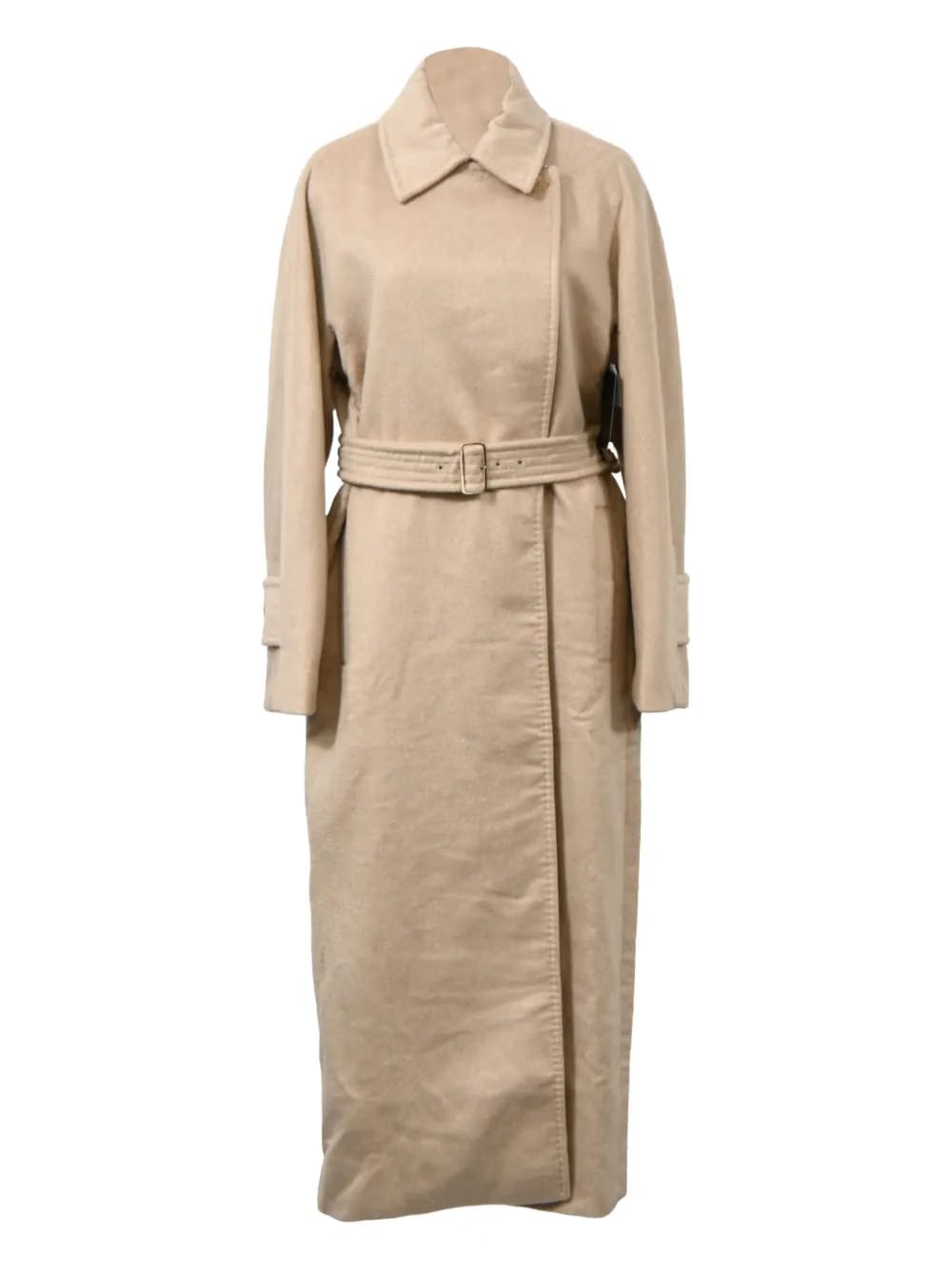 belted wool coat