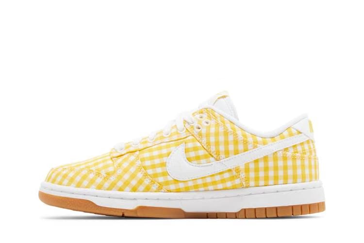 Wmns Dunk Low Yellow Gingham