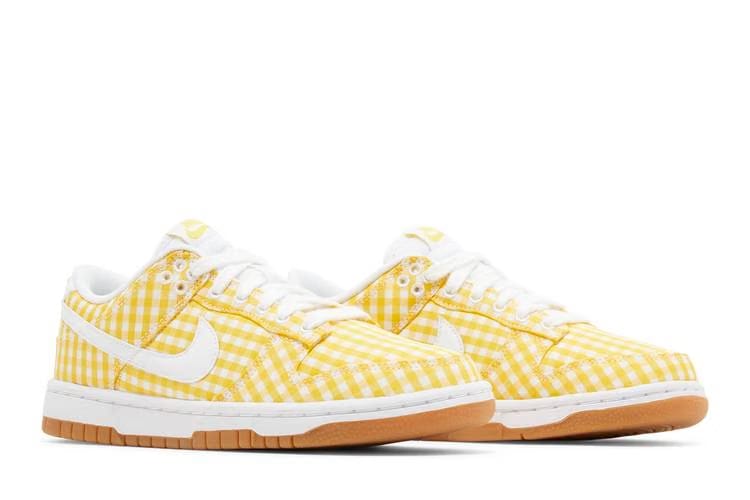 Wmns Dunk Low Yellow Gingham