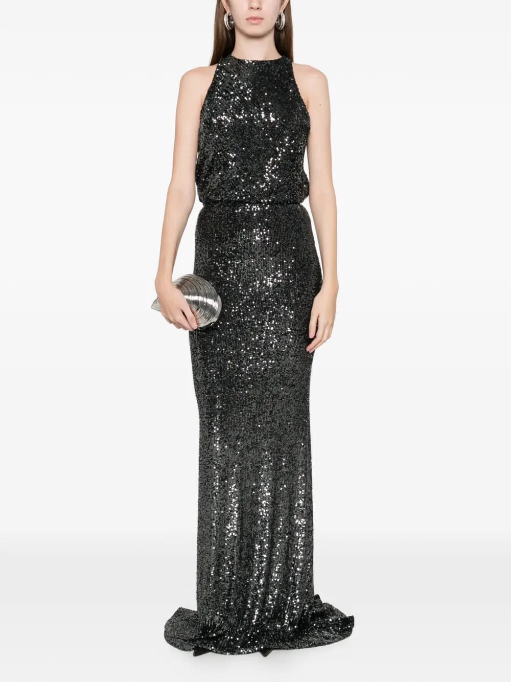 sequinned maxi dress