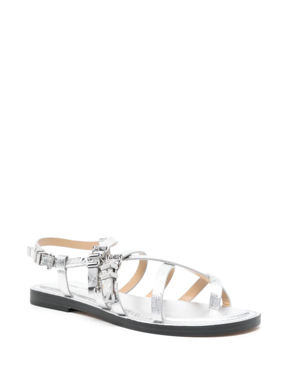 metallic flats