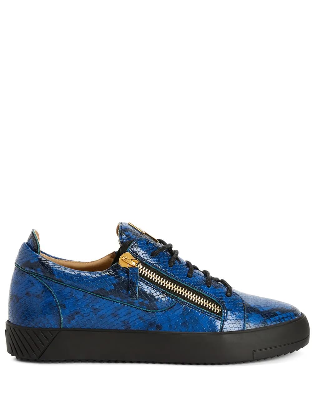Frankie double-zip low-top sneakers